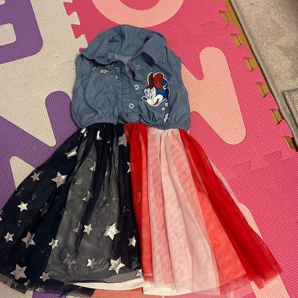 Minnie Mouse Laborday/fourth of July dress - Picture 1 of 2